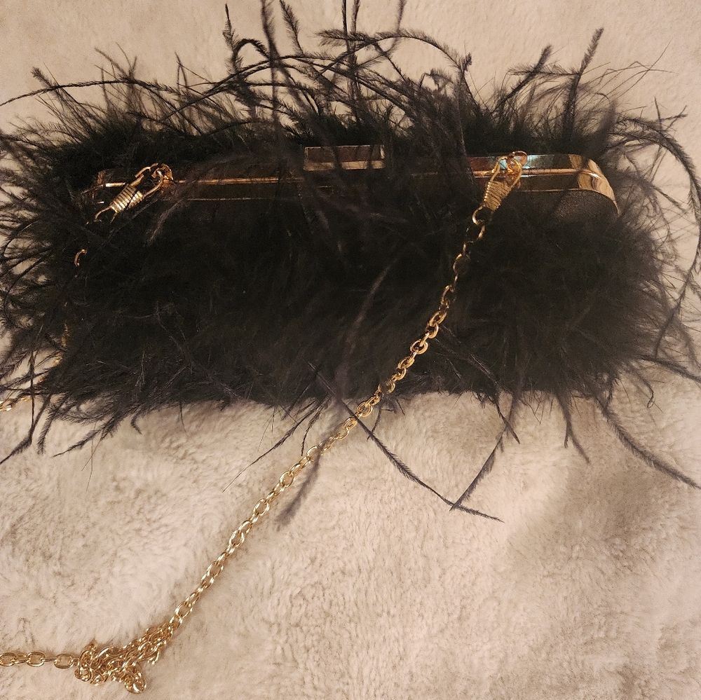 Small crossbody fuzzy crossbody bag